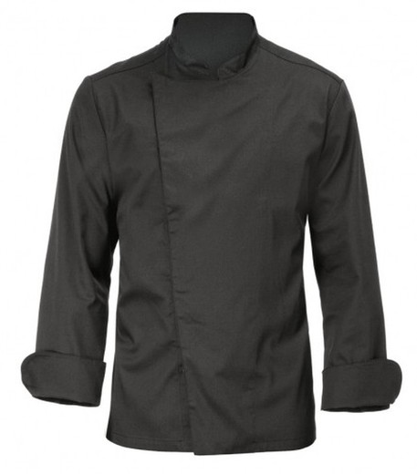 chaqueta cocina negra t/m