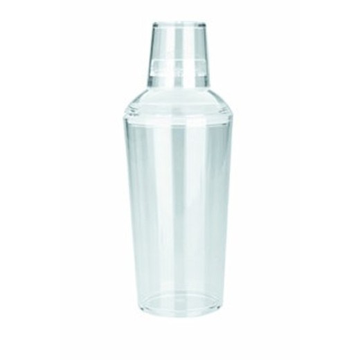 Shaker acrílico com tampa e filtro 750 ml