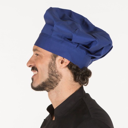 Gorro chef velcro azul marino