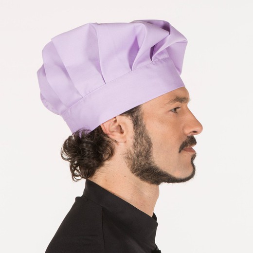 Gorro chef velcro lila
