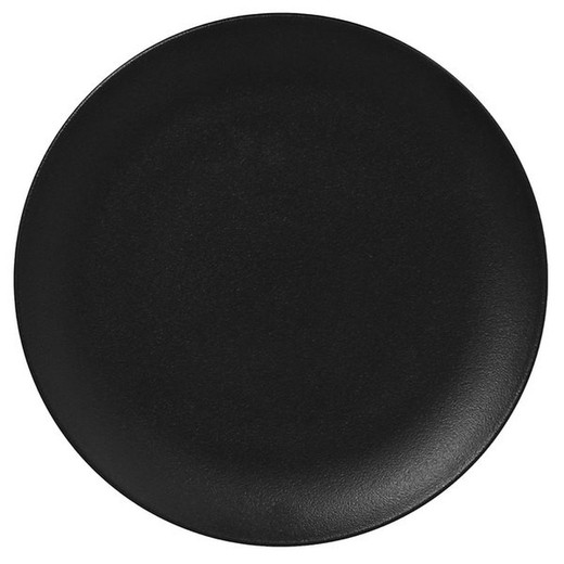 Neo fusion plato llano 31 cm negro