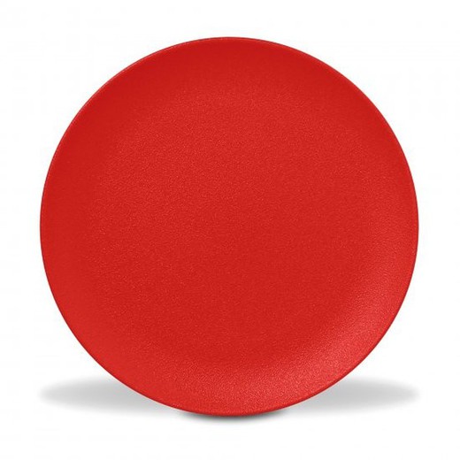 Neo fusion plato llano 27 cm rojo