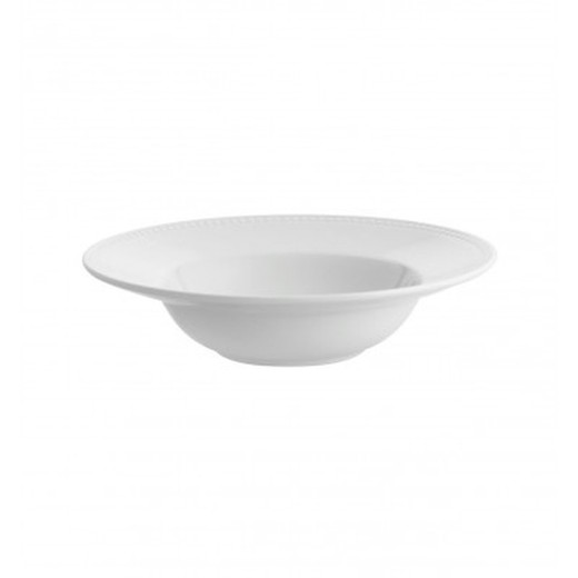 PERLA WHITE Plat pasta 24 cm