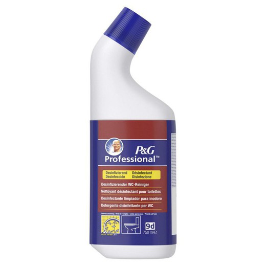 Mr. Proper limpiador desinfectante de inodoro 750 ml (9d)