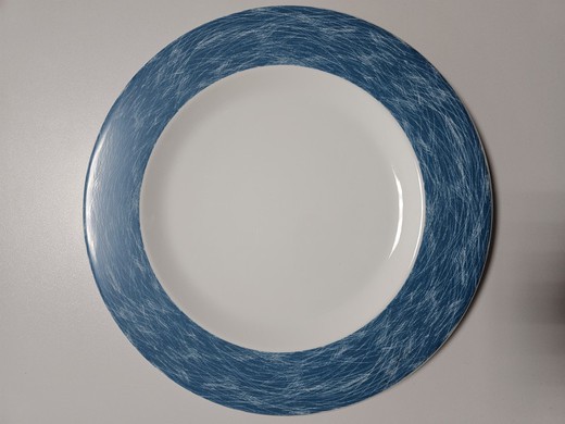 Plato marcador azul 32 cm
