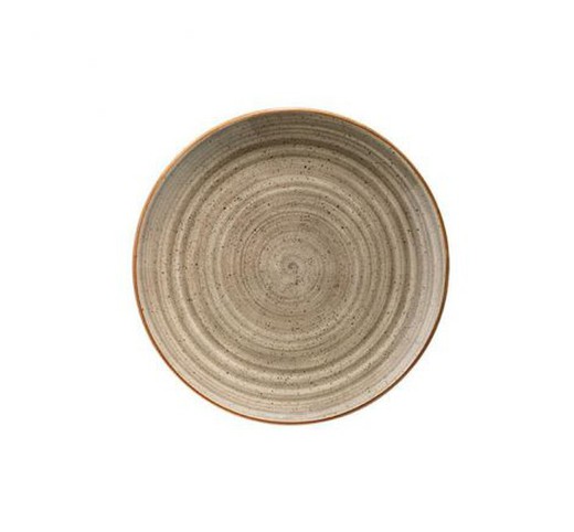 Plato postre 21 cm terrain gourmet brown