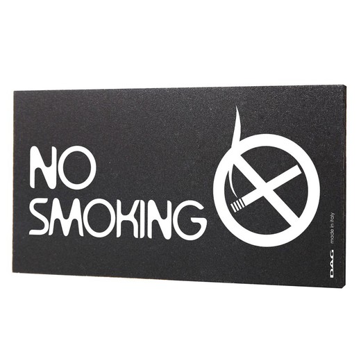 Señal no smoking 8x15 cm