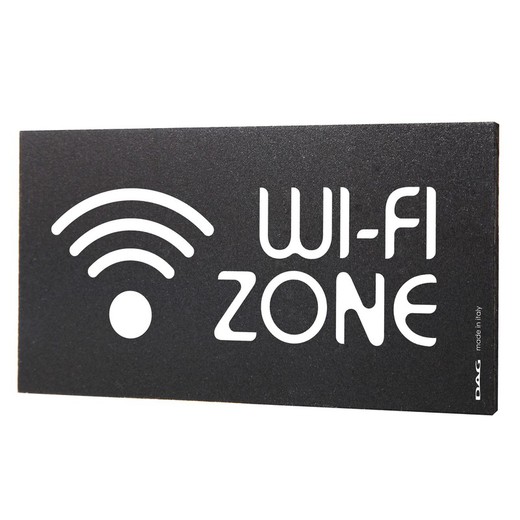 Sinal wi-fi 8x15 cm