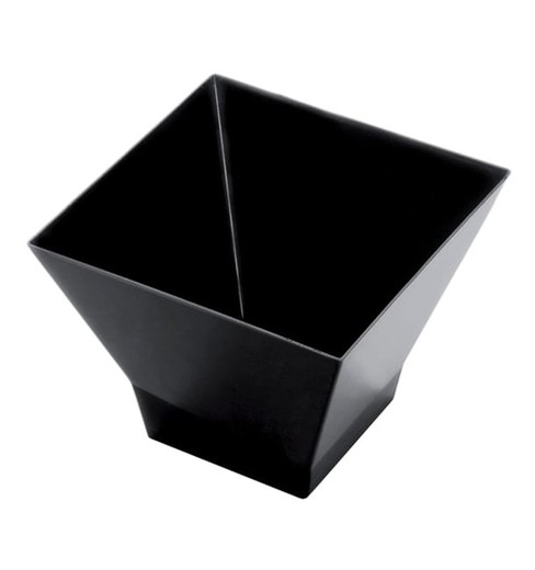 Set 15 bowl cube fingerfood negro ps