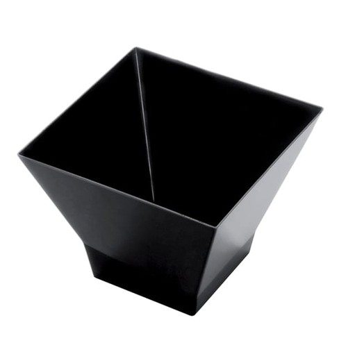 Set 15 bowl cube fingerfood negre ps