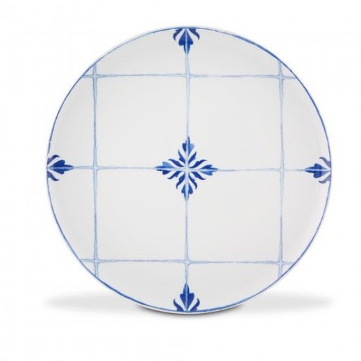 Placa redonda de azulejos 22 cm