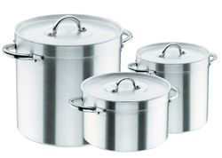 Batería de cocina profesional 6 piezas aluminio