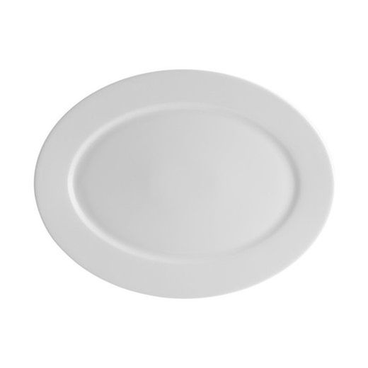 Fuente oval Broadway White 32x25cm