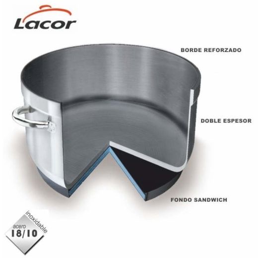 Cassola alta amb tapa 28 cm