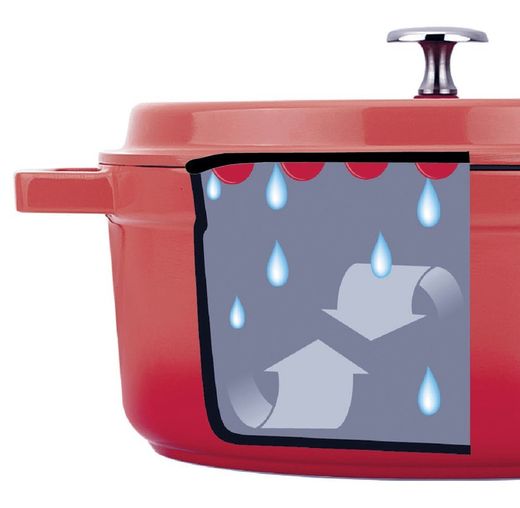 Cacerola aluminio fundido 2.4 litros