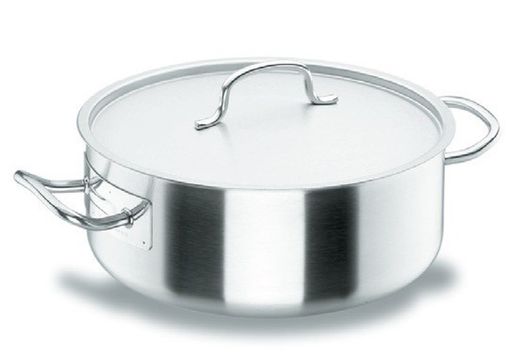 Cacerola baja con tapa 24 cm