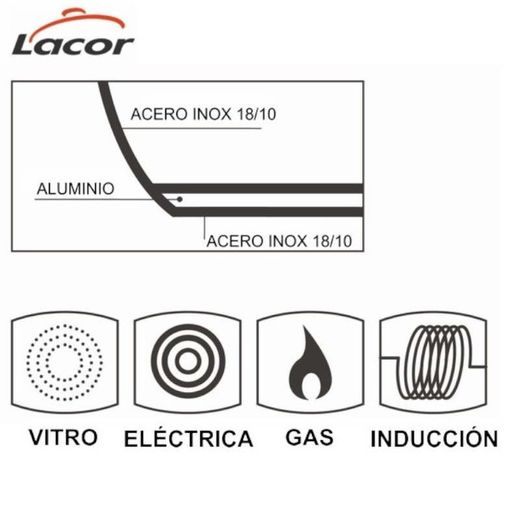 Cassola baixa amb tapa 40 cm