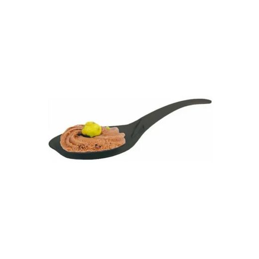 Cuchara degustación negra. 30 unidades