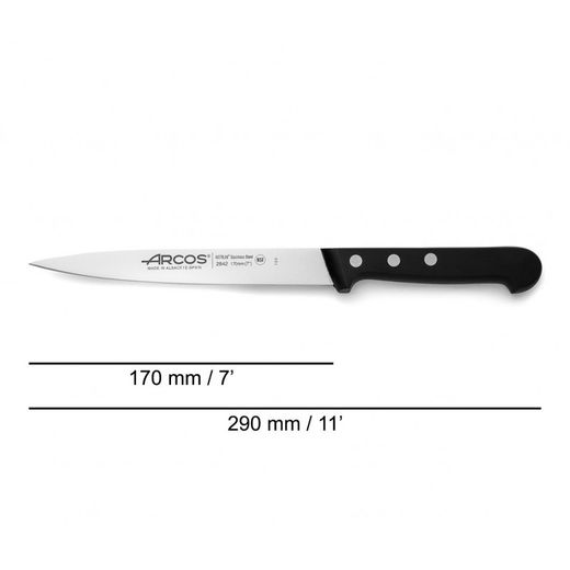 Ganivet llenguado 17 cm