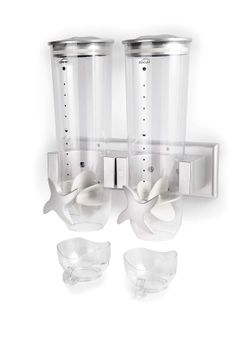 Dispensador de cereals doble per a paret