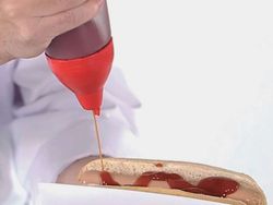 Dosificador antidegoteig tap vermell 35 cl