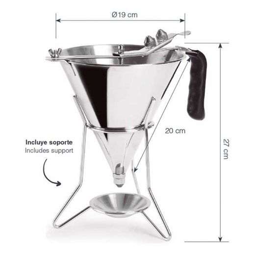 Dosificador salses inox