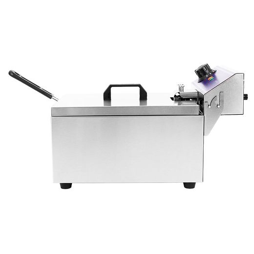 Freidora eléctrica 8 litros. Un seno. Sin grifo