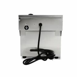 Freidora eléctrica 8 litros. Un seno. Sin grifo