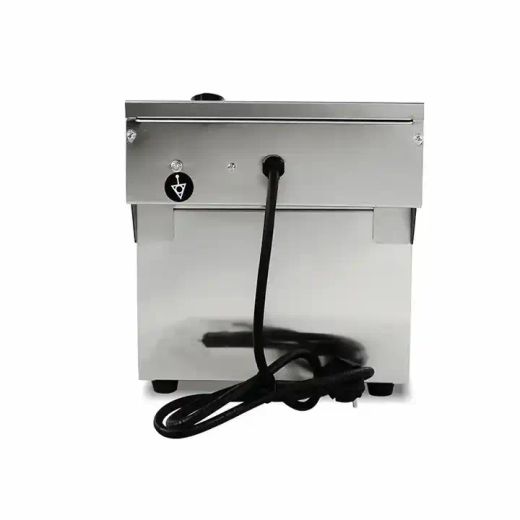 Freidora eléctrica 8 litros. Un seno. Sin grifo