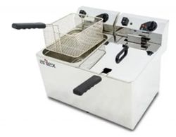 Freidora eléctrica evolution sin grifo 10+10 litros