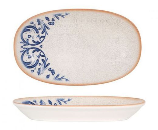 Fuente oval Gourmet Laudum 24x14x3 cm