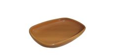 Fuente rectangular 170x110mm naranja