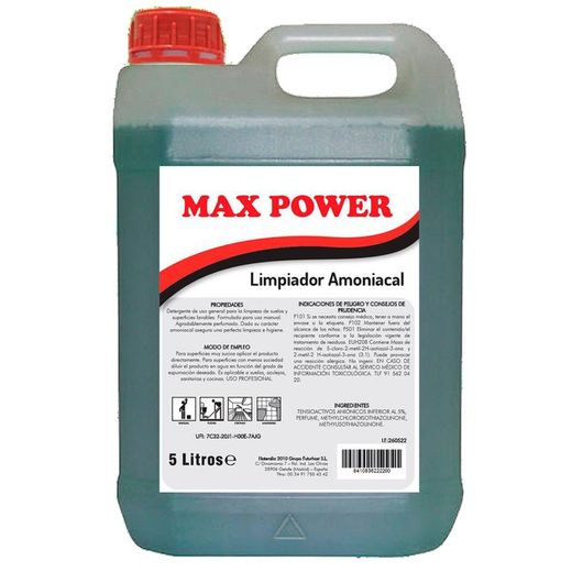 Limpiador amoniacal, 5 litros