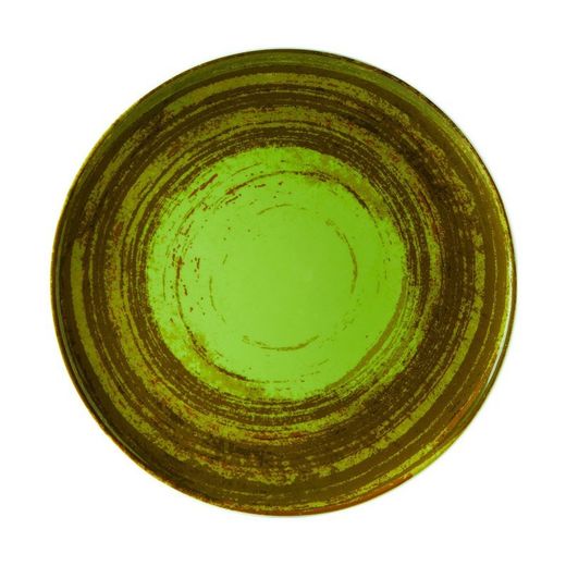 Mandarim liso redondo 28 cm verde escuro