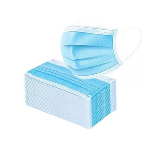 Mascarilla higiénica 3 capas azul
