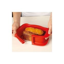 Molde rectangular Duo 15cm rojo