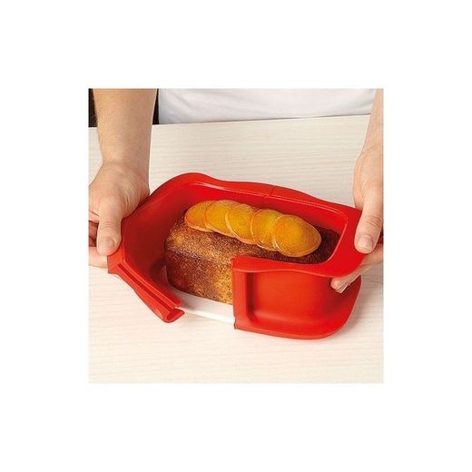 Molde rectangular Duo 15cm rojo