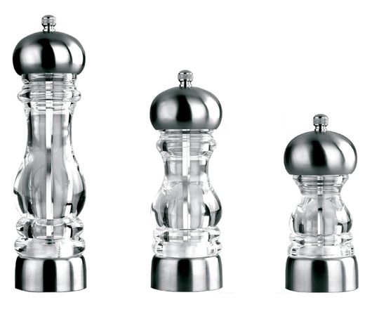 Molinillo sal pimienta acrílico 18cm