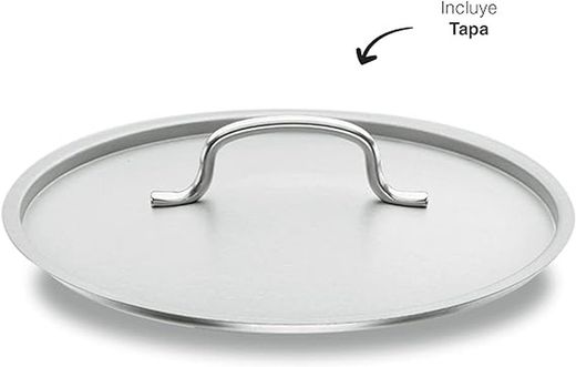 Olla recta con tapa 24 cm