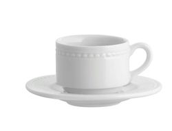 Perla taza te 20 cl con platillo