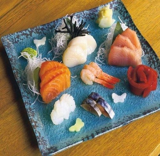 Plato ming 30x30cm murano turquesa
