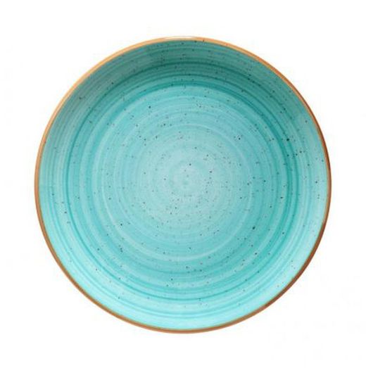 Plato postre 21 cm gourmet acqua