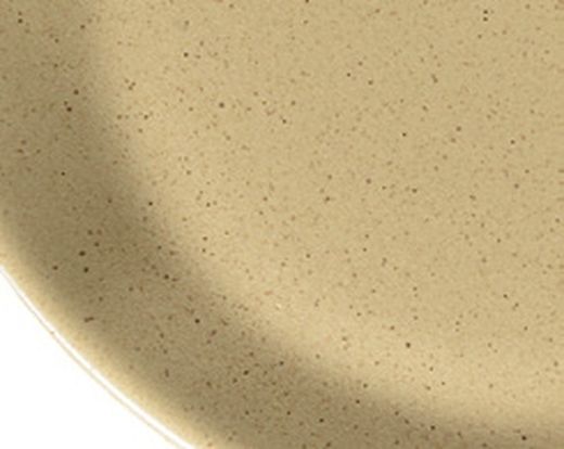 Plato rectangular 360x240mm marrón arena