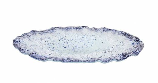 Plato Murano cobalto risotto 29 cm