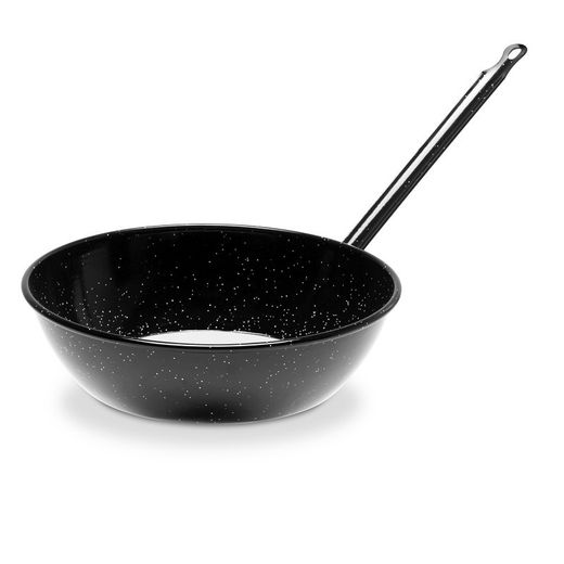 Frigideira esmaltada funda com pega 26 cm