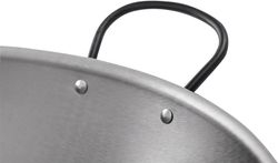 Paella fonda polida amb nanses 45 cm