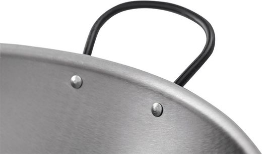 Paella fonda polida amb nanses 45 cm