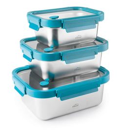 Set 3 recipients inox