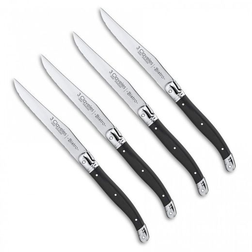 Set 4 cuchillos chuleteros bistro