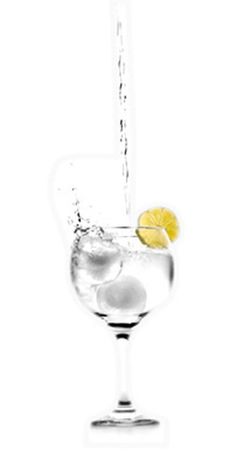 Conjunto de 4 moldes para bolas de gelo XL da Gintonic de 5,5 cm